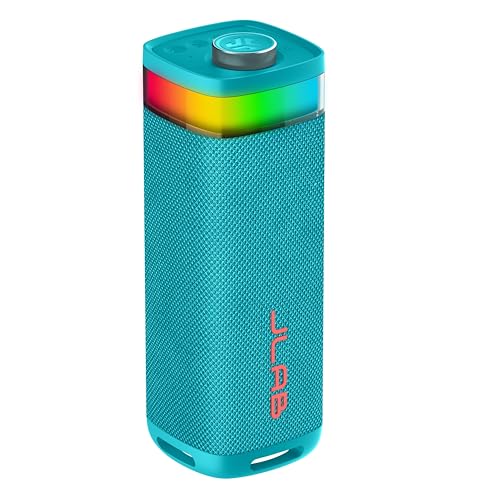 JLab, JBuds Party, Portable Bluetooth Speaker, Waterproof Outdoor Speaker, RGB Lighting,...
