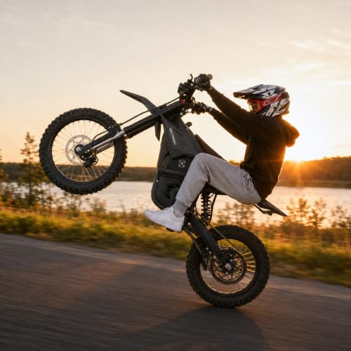 EM5 Ultra Electric Dirt Bike,8000W,Range 75 MI,3 Speed Modes - Image 5