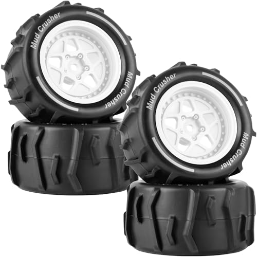 Pneus RC 1/18 anti-patinage, roues de camion monstre pour éviter les glissades