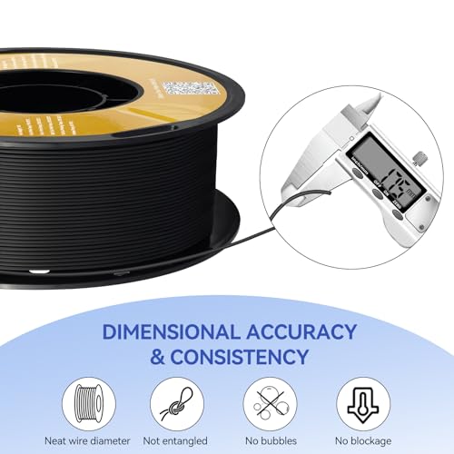 Image of Kingroon Matte PLA Filament 1.75mm 3D Printer Filament Matte Filament 1kg Dimensional Accuracy + /- 0.02 mm (10 Rolls Mixed Colors)