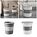 Zkhxhtg Small Wastebasket for Every Room Ideal for Bathrooms Kitchens Offices Bedrooms Dorms 2.38Gal Round Trash Can for All Spaces Garbage Collection