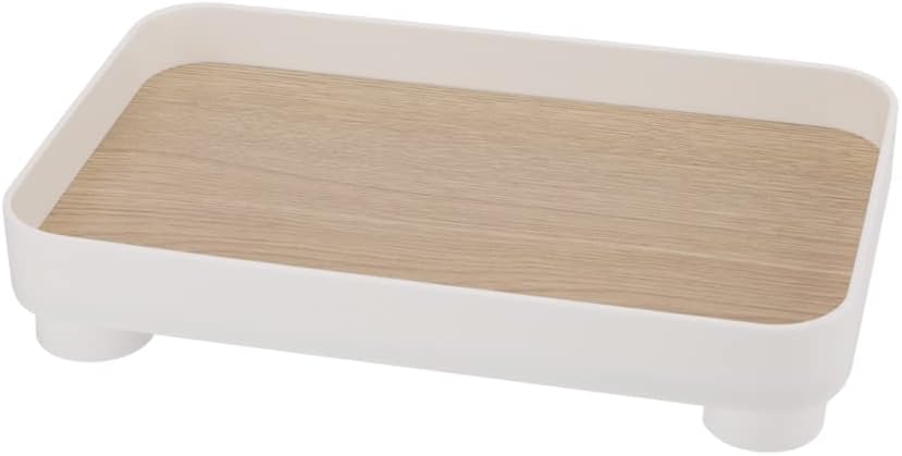 Rectangle Bathroom Tray, Countertop Organizer Trays 9.45" Vanity Counter Tray Cosmetic Holder Decorative Tray Dresser Tray for Ornament,Candle, Lotion Bottle, Cosmetics : Home & Kitchen