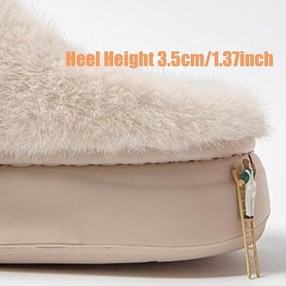 Women's Cute Cartoon Embroidery Bow Decor Plush Slippers, Adorable Fuzzy Cozy Cat Plush Slipper, Winter Warm Soft Cozy Fuzzy Indoor Thick Cotton Slippers3