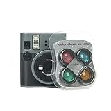 Ya en mundofriki.es: Juego de 4 filtros de color para cámara Instax Mini 41, juego de anillos de asistencia de fotografía multiescena con diseño de fácil ajuste, accesorios ligeros de 30 g para efectos fotográficos
