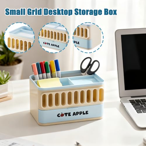 Conteneur multifonction de bureau avec compartiments d'organisation pour table - 8