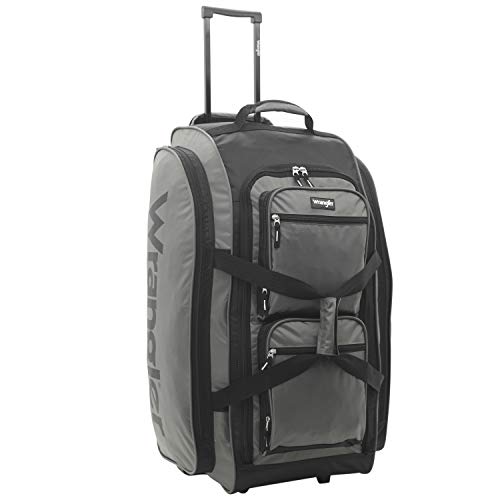 Wrangler Rolling Duffel, Charcoal Grey, 30