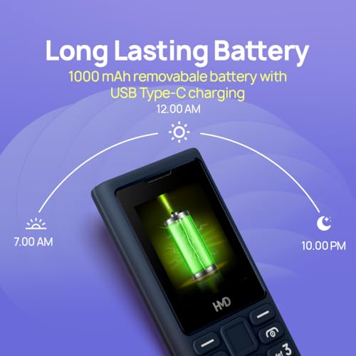 HMD 102 4G Dual Sim Keypad Blue DARK BLUE - Image 4