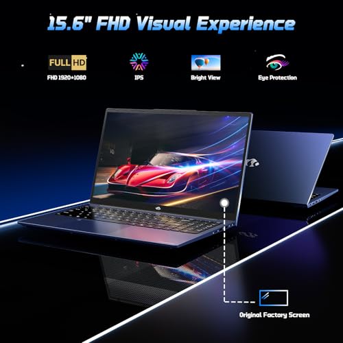 Image of NIMO 15.6 inch IPS FHD-Student-Laptop, 16GB RAM 1TB SSD Intel N150(Beat to i3-10110U, 4 Cores Up to 3.6GHz) Computer with 2 Years Warranty, 65W Type-C, Fingerprint, Backlit Keyboard, Wi-Fi 6, BT5.2