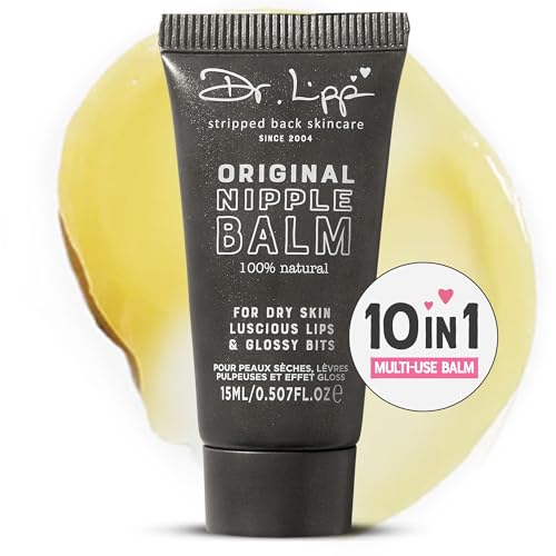 Image of Dr. Lipp Original Nipple Balm 0.51 fl oz/15ml – 10-in-ONE Multi-Purpose Moisturizer for Dry Skin, Lips, Hair, Cuticles & More – 100% Natural Lanolin Nipple Cream & Lip Balm – Fragrance & Cruelty Free