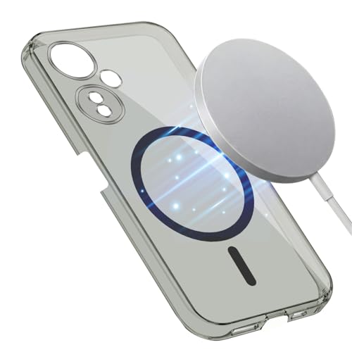 Image of Jkobi Lifetime Anti-Yellow MagSafe Compatible Clear Back Cover Case for OnePlus Nord CE 3 Lite (Sleek Hard Crystal | Shockproof and Camera Protection)