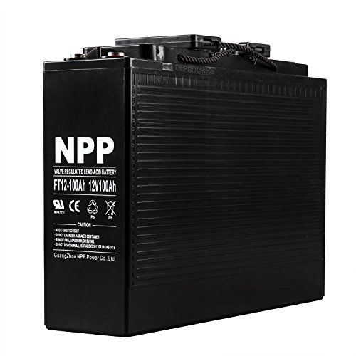 NPP FT12-100Ah Front Access Telecom Deep Cycle AGM 12V 100Ah Battery with...