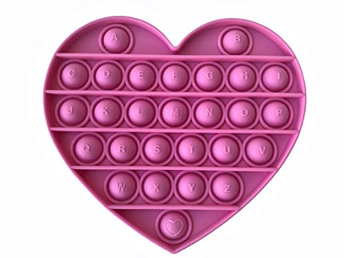 Image of Livyu life Push pop pop Bubble Sensory Fidget Toy (Heart-Pink)