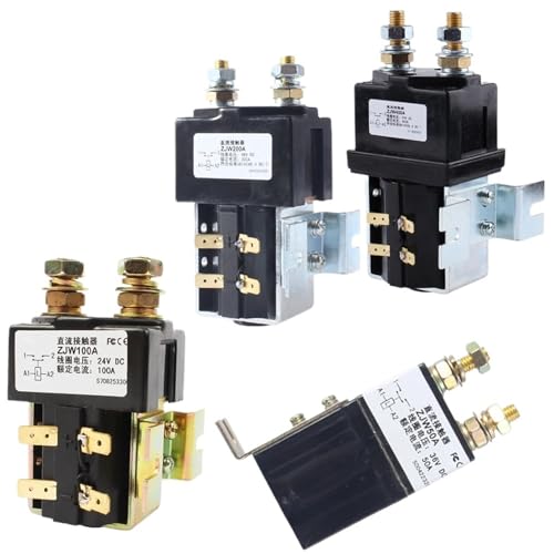 Contacteur de puissance DC ZJW50A 12V avec relais 1NO haute résistance pour industrie