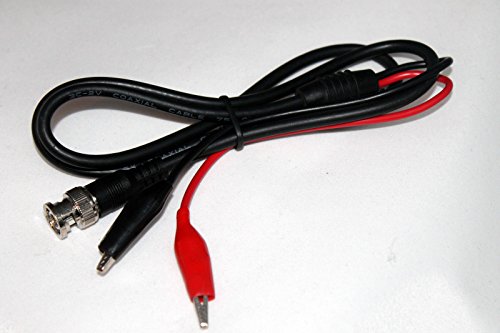 BNC Male Plug Q9 to Dual Alligator Clip Test Lead Probe Cable (US Stock)