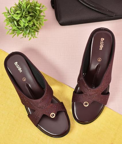Image of Action Women's Suede Platform Sandals|Open Toe| | Ankle Strap Black