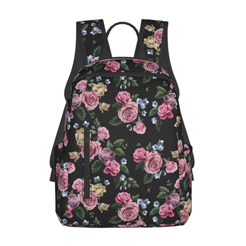 Sac à dos léger noir anti fatigue pour le quotidien et voyage