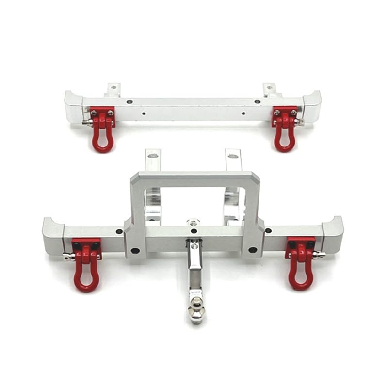 for 1/12 MN82 LC79 RC Car Parts Metal Upgrade Front and Rear Bumper Kit