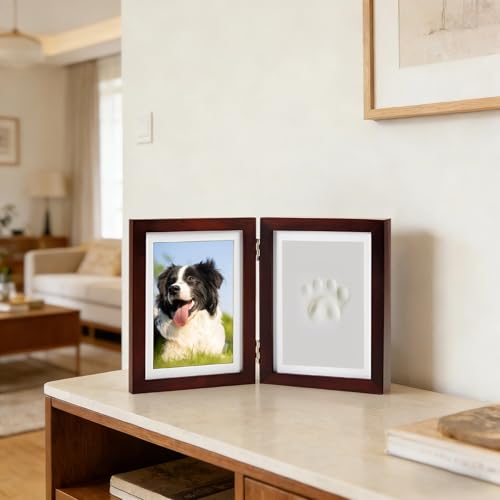 Cadre photo à charnière en MDF kit impression argile commémorative animaux