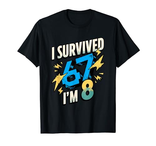 8 �΂̒a�����p�[�e�B�[ I Survived 67 I'm 8 Funny Six Seven Meme T�V���c