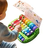 Touches à code couleur : xylophone d'apprentissage de la musique Doté de touches de xylophone à code couleur, le xylophone piano pour aide à affiner la perception du rythme, soutient le développement auditif et crée une base solide pour la musique ancienne, permettant des expériences d'apprentissage joyeuses grâce à un jeu musical pratique.