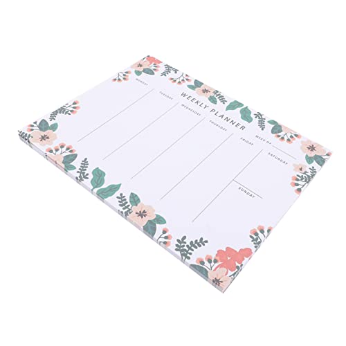 Angoily 週間プランナー 付箋 厚手素材 持ち運び便利 ポータブル付箋 デイリータスク管理 リスト作成に ウィークリー計画ノート