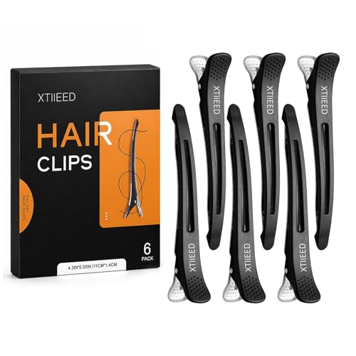 6 Pack Professional Hair Clips for Styling Sectioning, Non Slip D...