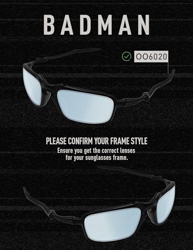 Image of ToughAsNails Polarized Replacement Lenses for Oakley Badman OO6020 Sunglasses - More Options