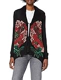 desigual strickjacke cielo , , , , 213, Strickjacken Desigual Damen JERS_Anna Strickjacke, Schwarz (Negro 2000), Small