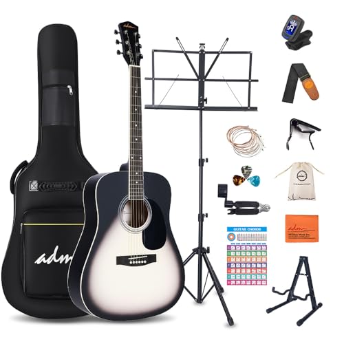 ADM Dreadnought Acoustic Guitar Starter Kit (41)