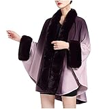Unentbehrliche Accessoires:Kunstpelz Cape eignet sich sehr gut für festlich,Hochzeiten,Bankette,Zeremonien,Brautschal,Gatsby-stile,Tanzpartys,Wikinger kostüme;und es kann mit Abendkleidern,langen Röcken.