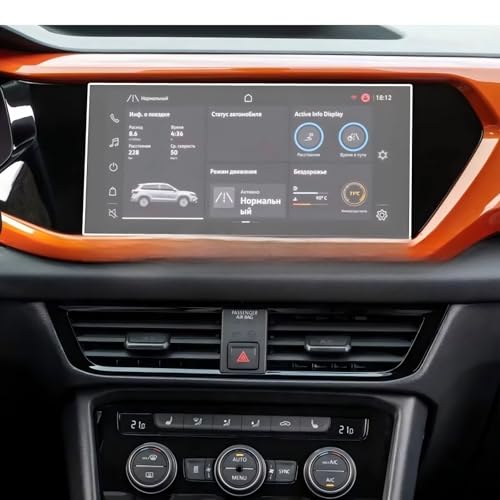 Garde couverture d'affichage auto VW Taos contre rayures écran