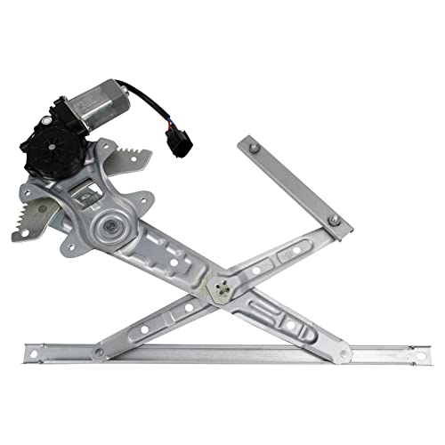 Image of TRQ Rear Passenger Side Power Window Motor and Regulator Assembly Compatible with 2013-2018 Nissan Altima