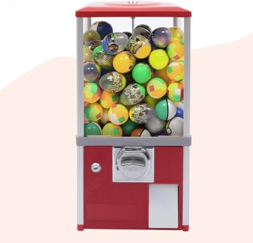 Image of LPLYAA Capsule Candy Dispenser, Bubble Gum Machine, Toy Capsule Dispenser Machine, Metal Abs, Convenient, Large Load Capacity, for Retail Stores, Amusement Parks & Homes(E)