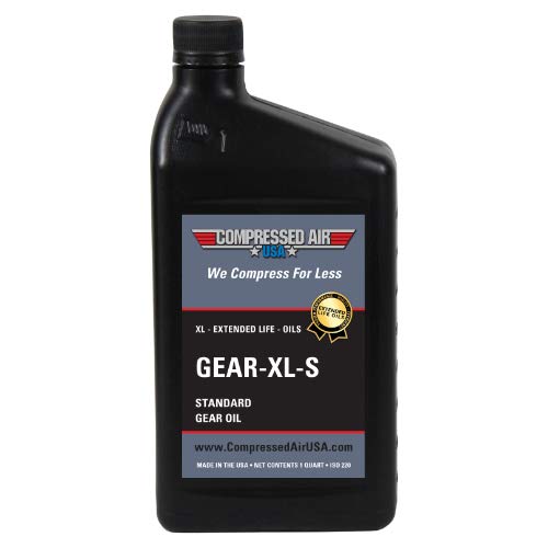 Standard Extreme Pressure Gear Oil for Gear Boxes and Worm Gears - CompressedAirUSA - XL - Extended Life Oils (1 Quart)