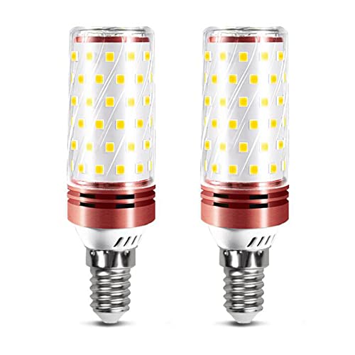 TWSTYFAL E14 LED Mais Leuchtmittel 12W, Entspricht 100W Glühbirnen, E14 glühbirnen 6000K weiß, Kein Flackern, Nicht dimmbar, 1200lm, Kleine Edison Schraube LED Birne, 2er Pack Cover