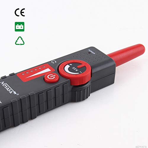 KOLSOL Underground Cable Wire Locator Network Cable Tester with Anti-Interference to Locate Pet Fence Wires, Metal Pipes High & Low Voltage Wire Tracker NF-820
