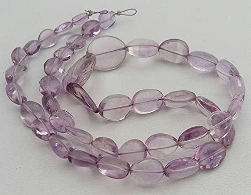 Améthyste rose naturelle en pépites ovales polies de haute qualité LKBEADS pour bijoux