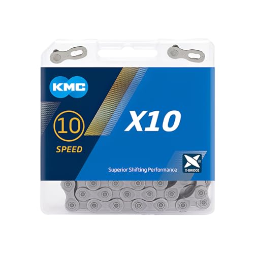 KMC X10 10-Speed X-Series Bicycle Chain | Compatible with Shimano, SRAM,...