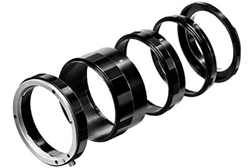 ****N.B. MOLTO IMPORTANTE****I TUBI NON HANNO CONTATTI ELETTRICI, QUINDI SI PERDONO TUTTI GLI AUTOMATISMI DELLA FOTOCAMERA; COME AD ESEMPIO LÕAUTOFOCUS, LA POSSIBILITA' DI REGOLARE IL DIAGRAMMA DELL'OBIETTIVO, LA FOTOCAMERA SCATTERA' A MASSIMA APERTURA DEL DIAFRAMMA, A MENO CHE L'OBIETTIVO NON SIA DOTATO DI GHIERA PER LA REGOLAZIONE DEL DIAFRAMMA SITUATA SUL CORPO DELLL'OBIETTIVO, SI PERDERANNO I PARAMETRI DI COMUNICAZIONE TRA CORPO MACCHINA ED OBIETTIVO.