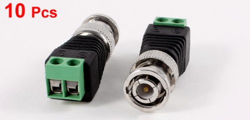 Adaptador Uxcell conector BNC macho 10 piezas miniatura 2