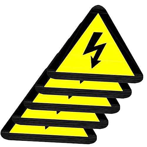 Autocollants de signalisation jaune triangle pour sécuriser vos zones de chantier