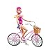 Produktbild Mattel Barbie DJR54 - Glam Fahrrad und Puppe