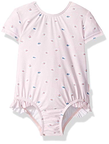 Image of Seafolly Girls' Short Sleeve One Piece Swimsuit