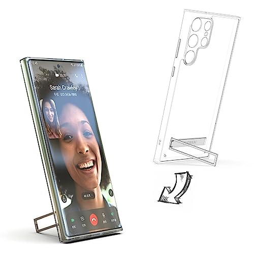 Funda para Samsung S9 plata carcasa protectora trasera con soporte móvil 7