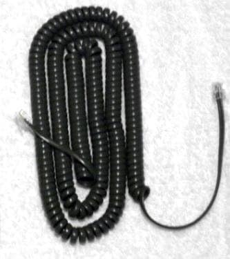 Handset Cord 25 Ft Charcoal (Dark Grey) with Long Lead New in a Factory Sealed Bag Guaranteed