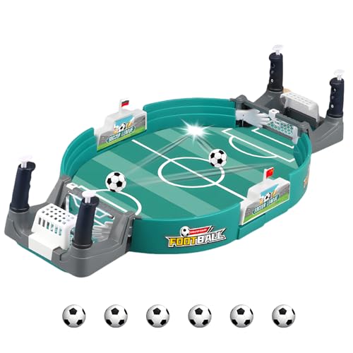 Tischkicker, Tischfußballspielzeug für Zwei mit 6 Mini-Fußball, Interaktive Brettspiele für Kinder Erwachsene, Verbessern Sie das Interesse der Kinder am Sport