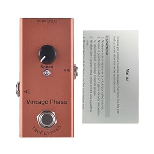 Classic Phaser Sound: The Mini Guitar Vintage Phase Effector captures the iconic phaser tones of the 70's, delivering that wide, spacy, and eerie effect that electric guitar enthusiasts adore, reminiscent of legendary musicians. User-Friendly Design:...