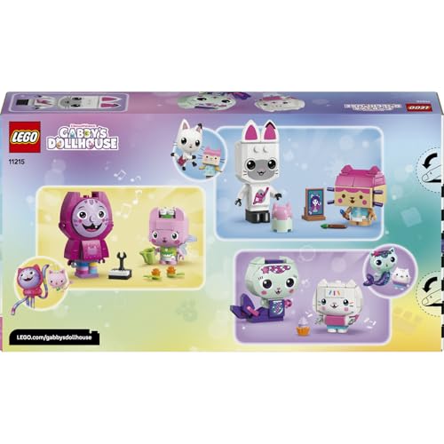 LEGO Gabby’s Dollhouse Gabby’nin Parçalarla İnşa Edilen Kedi Arkadaşları 11215-6 Yaş ve Üzeri Çocuklar için 6 Hayvan Figürü İçeren Yaratıcı Oyuncak Yapım Seti, Yılbaşı Hediyesi Fikri (324 Parça)