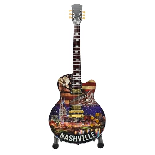 Mini réplica de guitarra Nashville - colagem - produtos Mid-South