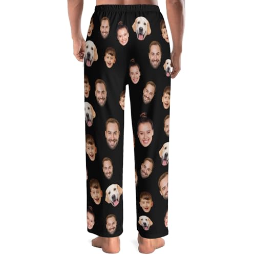 Personalized Pajama pants with Photo Custom Funny Face Pajamas Pants for Men Women Gift for Christmas Birthday3